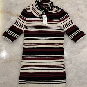 White House Black Market snap turtleneck sweater sz XS.  Nwtgs